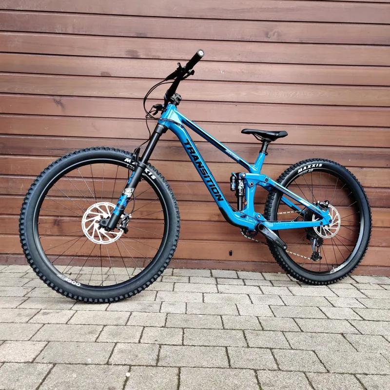 2022 Transition Sentinel Alloy GX Mountain Bike in Cascade Blue Large-5